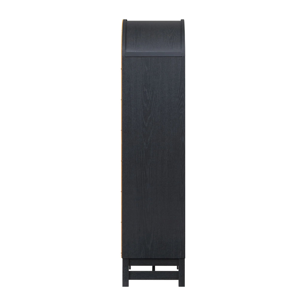 Better Homes & Gardens Juliet Narrow Arch Bookcase, Deep Green and Light Honey - image 31