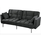 Bernal 75.6-Inch Velvet Sleeper Sofa Bed - image 30