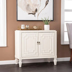 SEI Furniture Taborley Antique White Double-Door Accent Cabinet" can be rewritten as:"SEI Furniture Taborley Antique White Double-Door Accent Storage Cabinet - image 1