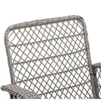 3 Pieces Outdoor Swivel Rocker Patio Chairs, 360 Degree Rocking Patio Conversation Set - image 12