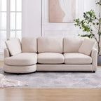 L Shape Sectional Sofa with Chaise and Cushioned Seating - image 1