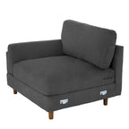 90-Inch Oversized Corduroy Sofa for Living Room with Reversible Cushions - image 22