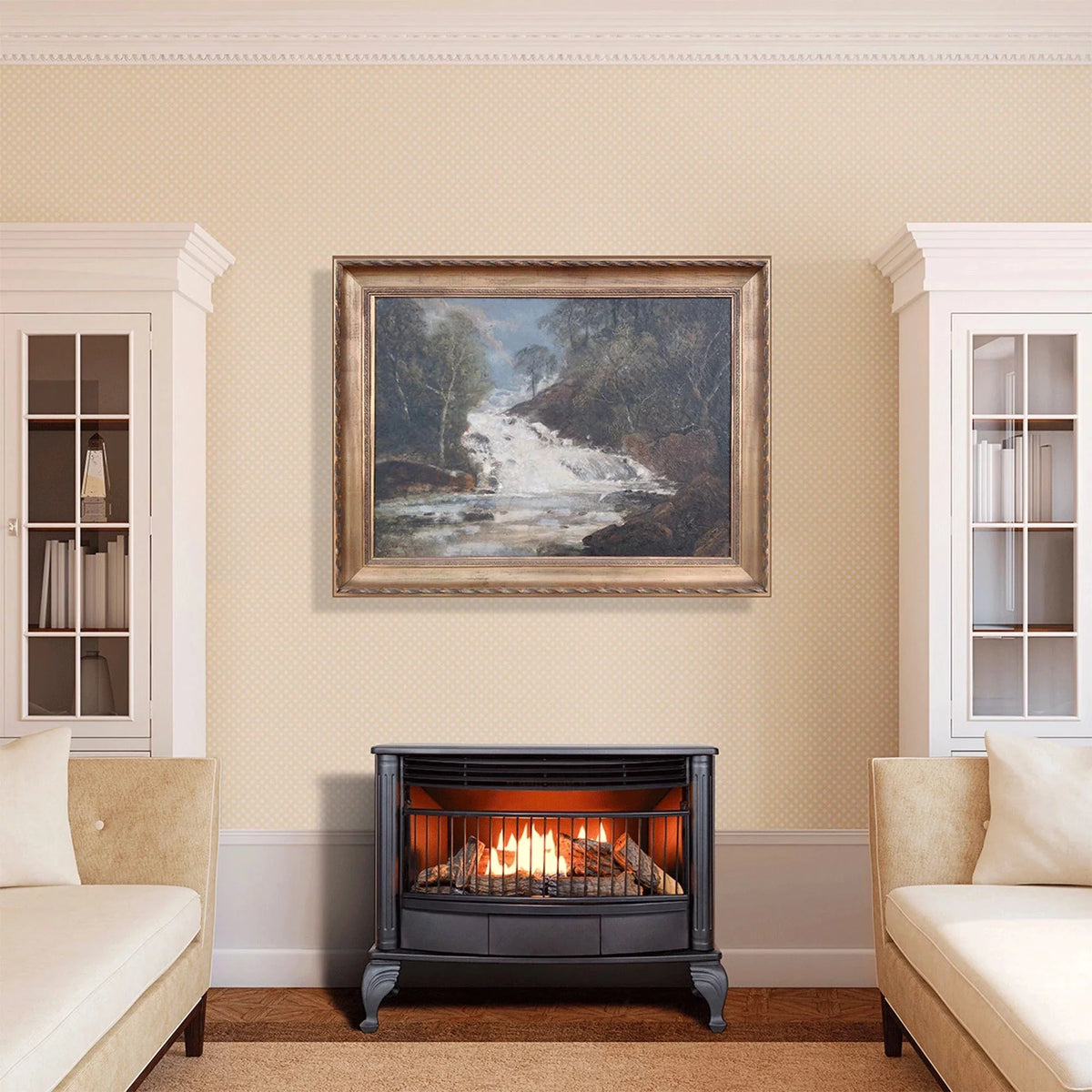 Procom Vent less Dual Fuel Gas Stove - 25,000 BTU, Remote Control, Black Finish - Model# QNSD250RT - image 2