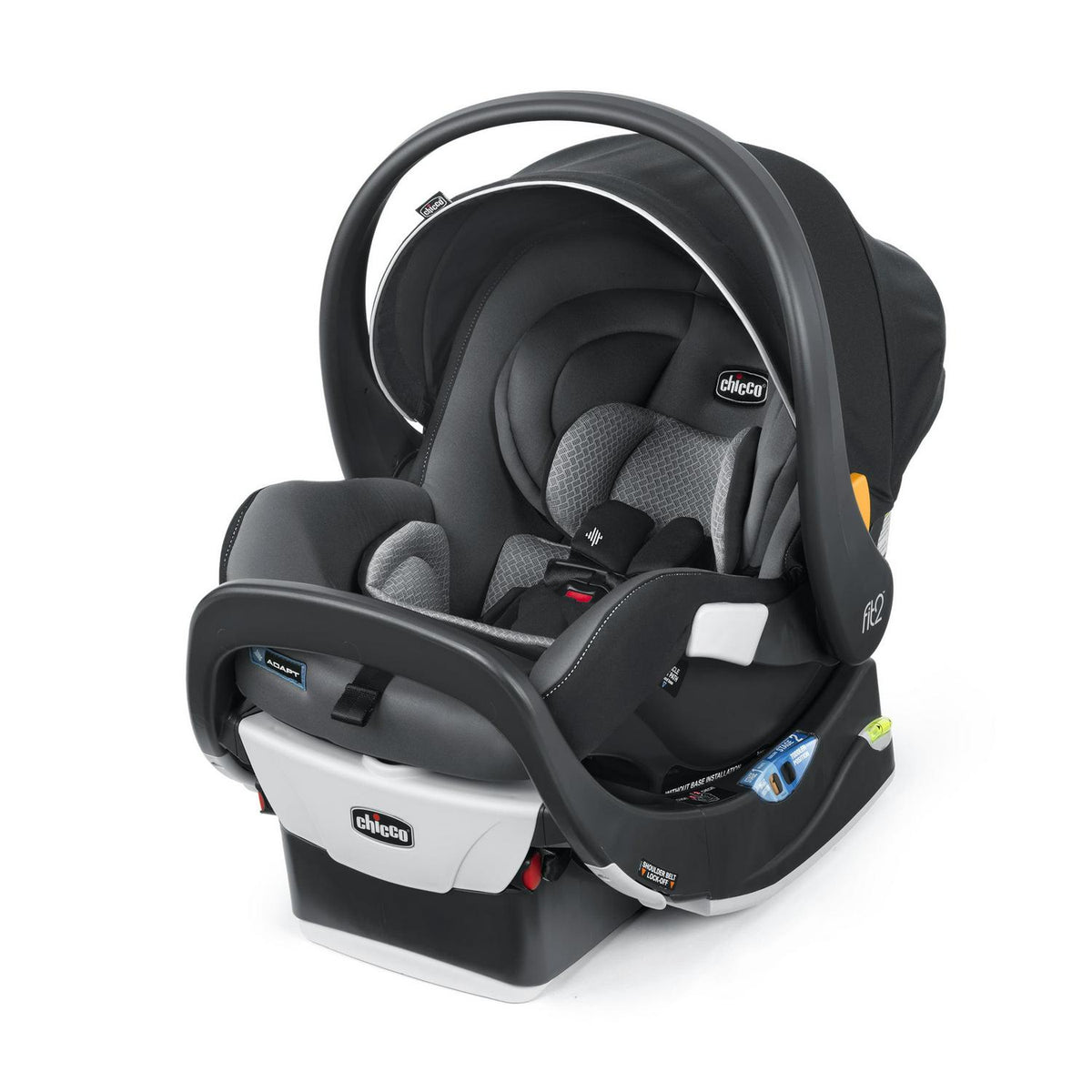 Chicco Fit2 Adapt Infant & Toddler Car Seat - Ember (Black). New - image 1