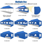 Hoteel 10x15 Heavy Duty Canopy Tent with 4 Sidewalls,Pop up Canopy for Parties Wedding,Commercial Easy up Gazebo with Roller Bag,UV 50+ &,Black - image 51