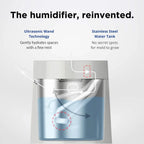 31S Stainless Steel Humidifier, 1Gal/4L, Quiet, Filter-Free - image 7