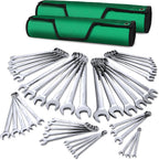 SK 42-Piece Wrench Set, SAE & Metric, SuperKrome Finish - image 1