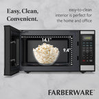 Farberware FMGZ09BKA 0.9 Cu. Ft. Microwave Oven, 900W, Digital Control, LED Display, 6 Cooking Presets, Black - image 38
