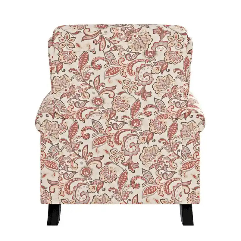 Push Back Recliner Chair with Padded Cushion and Solid Wood Legs - image 19