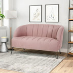 Christopher Knight Home Lupine Contemporary Fabric Loveseat with Hairpin Legs - image 1