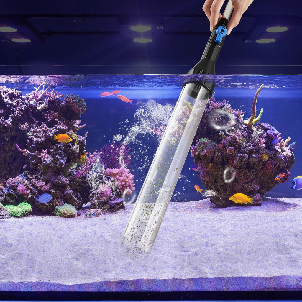 Aquarium Vacuum Gravel Cleaner 33FT PVC Hose Siphon Fish Tank - image 3