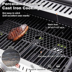 Upgraded 4 Burner BBQ Propane Gas Grill with Cast Iron Grates & Side Stove, 44,000 BTU Stainless Steel Burner Barbecue Grill for Patio, Camping, Outdoor Cooking. - image 38