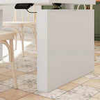 Modern White Adjustable Workstation - 70.9W Dining Table & Office Desk - image 15