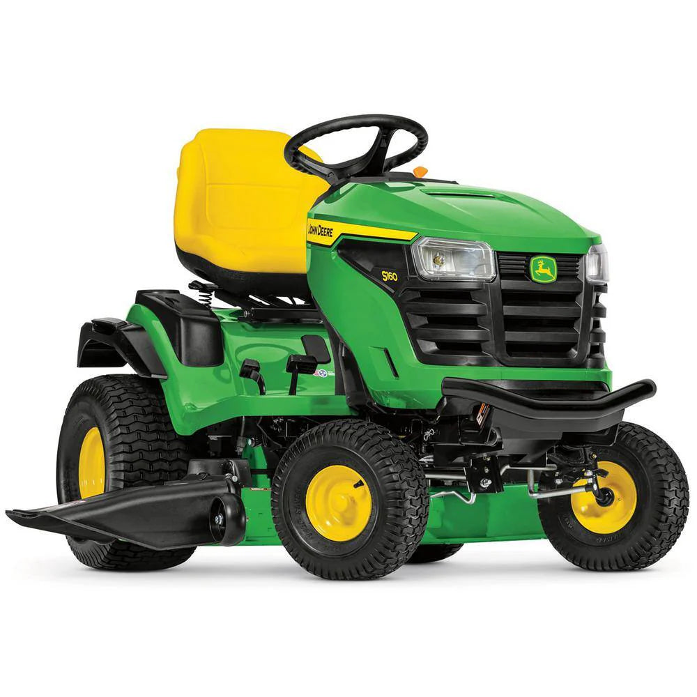 John Deere S160 48 in. 24 HP V-Twin ELS Gas Hydrostatic Riding Lawn Tractor BG21211 - image 1