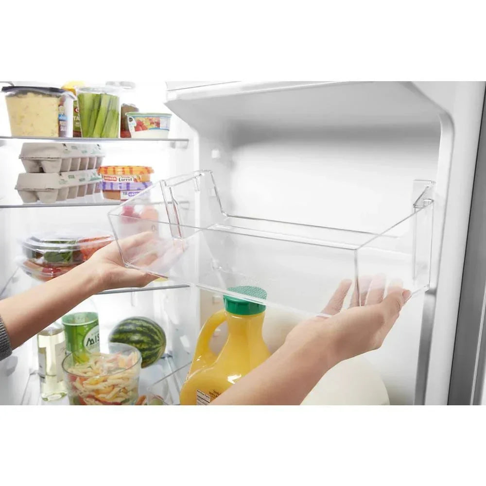 36-inch wide side-by-side refrigerator C 24 cubic feet stainless steel - image 4