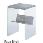 SoHo Glass End Table with Shelf by Convenience Concepts - image 24