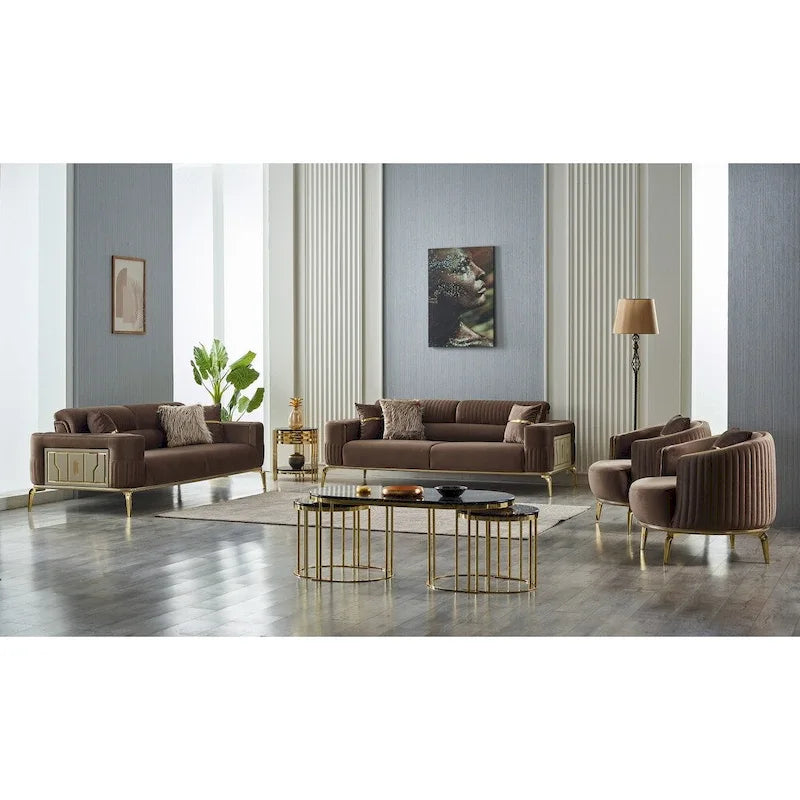 Arianna 4-Piece Living Room Set: Two Sofas and Two Chairs - image 4