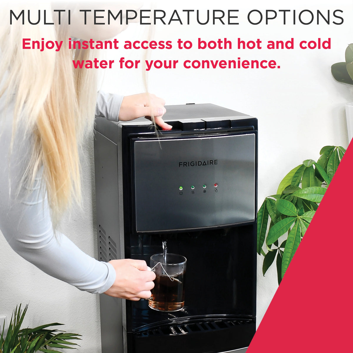 Frigidaire, 5 Gallon Bottom Loading Hot and Cold Water Dispenser EFWC505, Stainless Steel - image 9