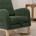 Ergonomic High Back Rocking Chair with Adjustable Footrest - image 40