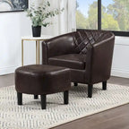 Convenience Concepts Roosevelt Accent Chair with Ottoman - Stylish Seating Solution - image 8