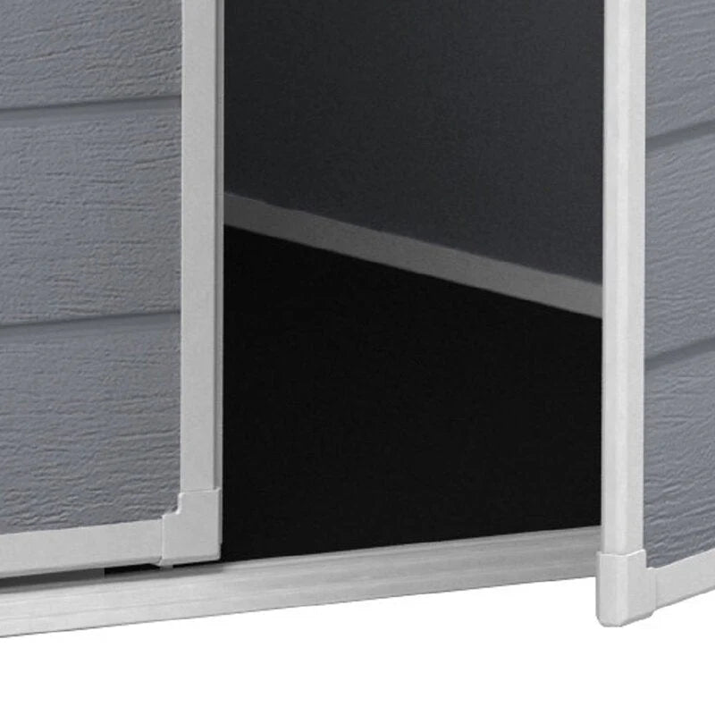 Manor 6 ft. W x 7.5 ft. D Plastic Storage Shed - image 9