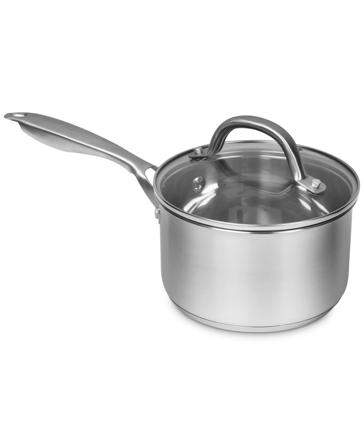 Sedona Pro Stainless Steel 1.5-qt. Saucepan with Glass Lid - Silver - image 1