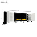 Contemporary TV Stand with Electric Fireplace - Fits TVs Up to 78 Inches - image 2