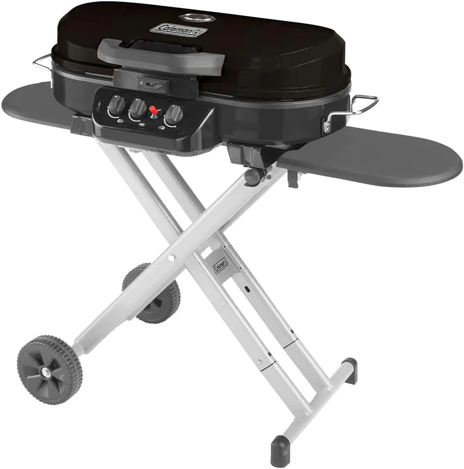Coleman RoadTrip 285 Portable Stand-Up Propane Grill, Gas Grill with 3 Adjustable Burners - image 1