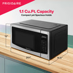 Frigidaire 1.1 Cu. Ft Countertop Microwave Oven in Stainless Steel - image 5