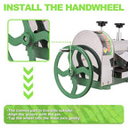 TRY YEAN Manual Sugarcane Juice Machine, Professional Stainless Steel Sugar Cane Juicer, 110LBS Output per Hour with 2 Inch Large Inlet Extractor, Handwheel Sugar Canes Squeezer for Commercial Home: Home & Kitchen - image 9