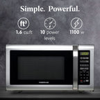 Farberware FMGZ09BKA 0.9 Cu. Ft. Microwave Oven, 900W, Digital Control, LED Display, 6 Cooking Presets, Black - image 32