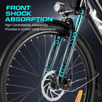 Vivi Electric Bike 26" City Commuter Electric Bike 48V 500W Step - Through Electric Bike 19.8MPH Electric Cruiser - image 17