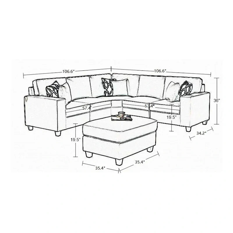 Versatile Reversible Sectional Sofa with Flexible Configuration - image 11