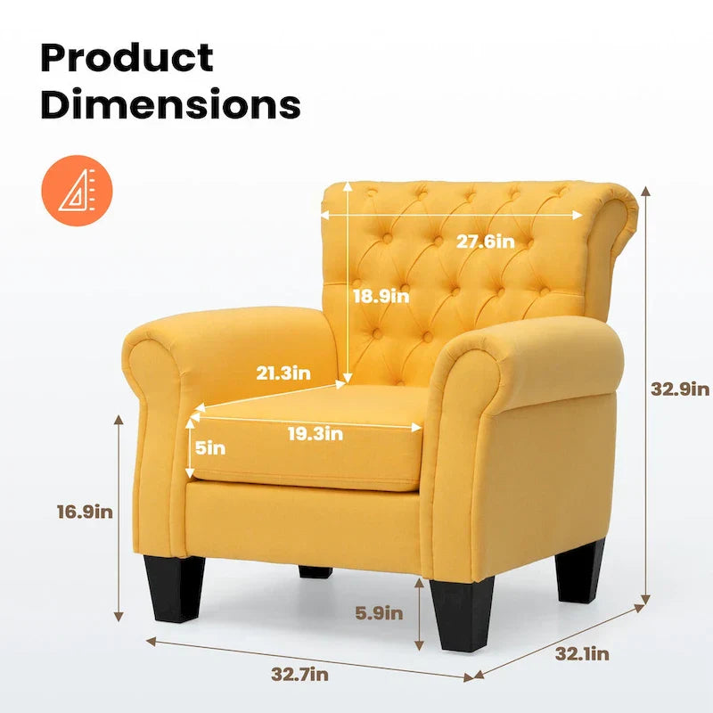 Pellebant Contemporary Club Armchair - Stylish Accent Chair for Living Room - image 3