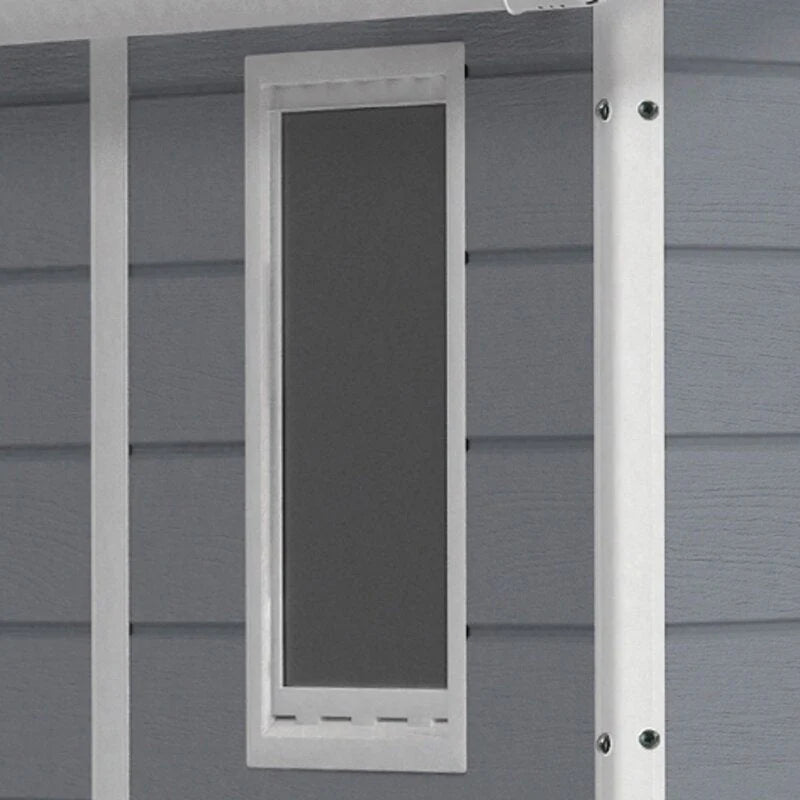 Manor 6 ft. W x 7.5 ft. D Plastic Storage Shed - image 8