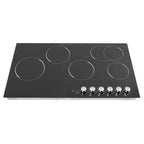 110V Modern Black Electric Cooktop Electric Stovetop 5 Burners Electric Cooktop for Homes, Restaurants - image 14