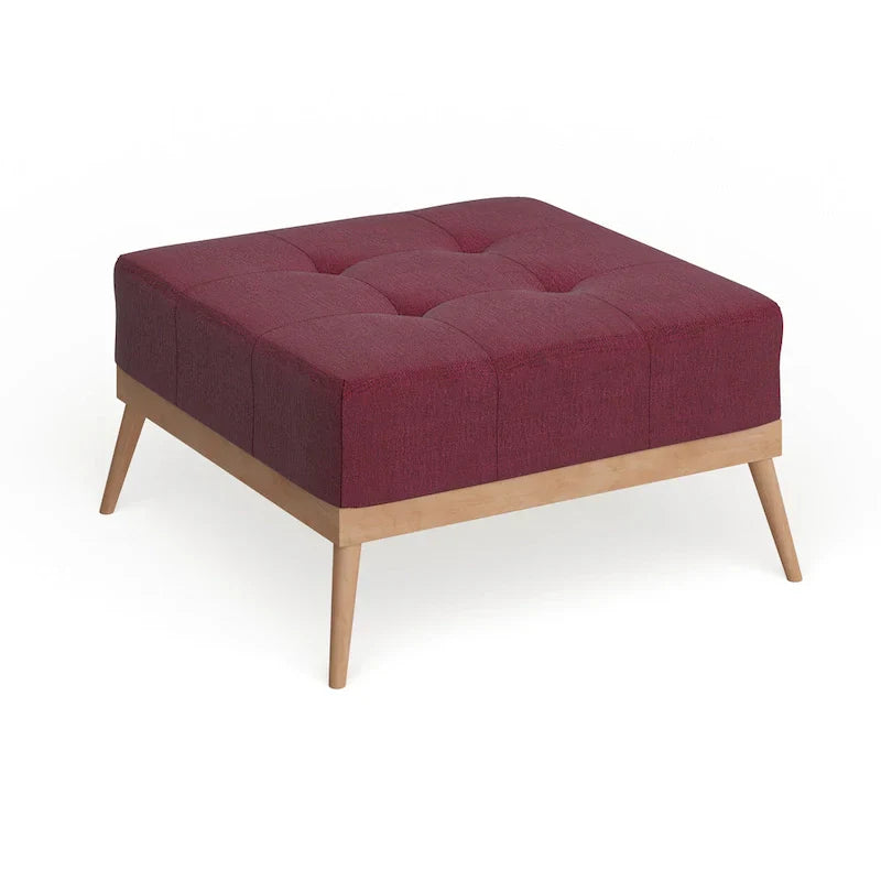 Christopher Knight Home Carson Lund Mid-Century Tufted Fabric Square Ottoman - image 20