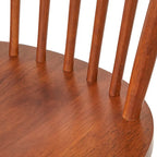 Set of 2 Spindle Back Dining Chairs Solid Rubberwood Farmhouse Style - image 26