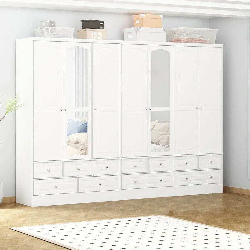 78.7H Combo Twin Wardrobe Set: Stylish and Functional Armoires for Your Closet - image 5