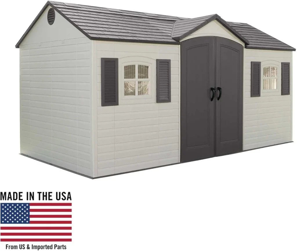 6446 Outdoor Storage Shed, 8 x 15 Foot, Desert Sand - image 2