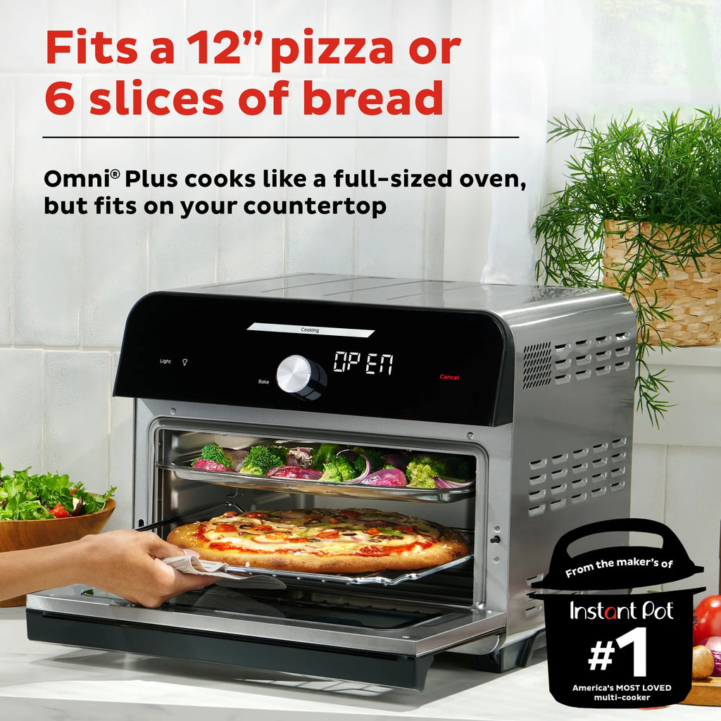 Instant Omni Plus 18 L Air Fryer Toaster Oven Combo with 10 - in - 1 Functions, from the Makers of Instant Pot - image 3