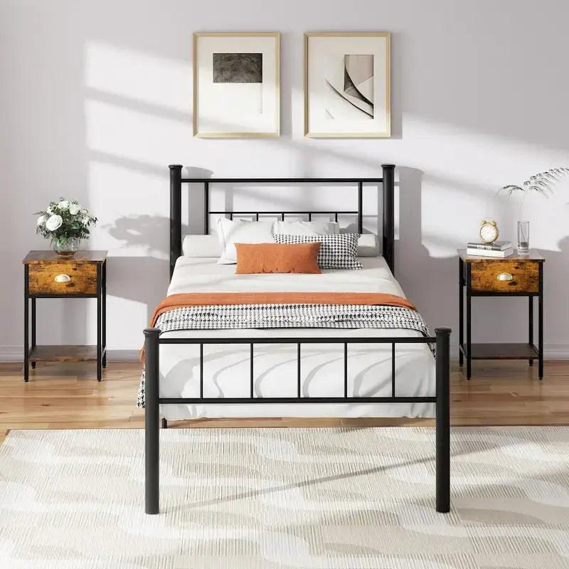 Futzca Bed Frame Featuring Headboard and Footboard - image 5