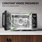 TOSHIBA 8-in-1 Countertop Microwave Oven with Air Fryer, Convection, Child-Lock, 1.0 Cu Ft, Black - image 7