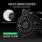 VIVOSUN 1600 GPH Submersible Water Pump, 100W Pond Pump, Ultra Quiet Aquarium Pump - image 8