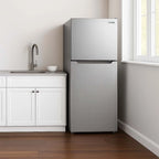 Frigidaire 10 Cu. Ft. Top Mount Refrigerator, Frost Free, Platinum, EFR1033-SS-6Com - image 6