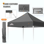 EAGLE PEAK 5x5 Pop up Canopy Tent Instant Outdoor Canopy Easy Set - up Straight Leg Folding Shelter（blue） - image 87