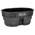 2025 Rubbermaid FG424500BLA Stock Tank, 150 Gal Capacity, Plastic, Black - image 1