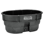 2025 Rubbermaid FG424500BLA Stock Tank, 150 Gal Capacity, Plastic, Black - image 1