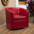 Christopher Knight Home Daymian Swivel Club Chair - Dimensions: 29" D x 30.2" W x 30.5" H - image 5