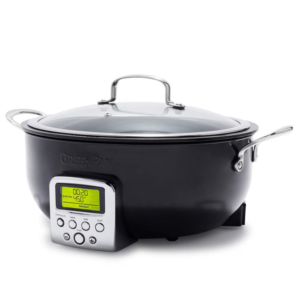 GreenPan Elite 6-Quart Essential Smart Skillet / Black - image 1